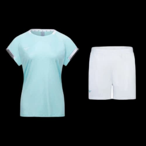 Mizuno Badminton Sport Set 'Teal White' (Women's)