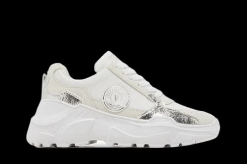 Versace Speedtrack Sneaker 'V-Emblem - White Silver' (Women's)