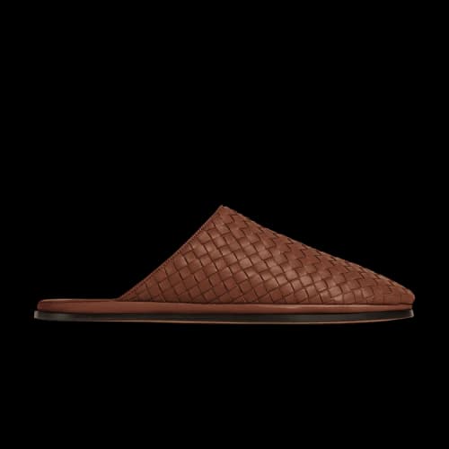 Bottega Veneta Leather Slipper 'Brown Sugar'