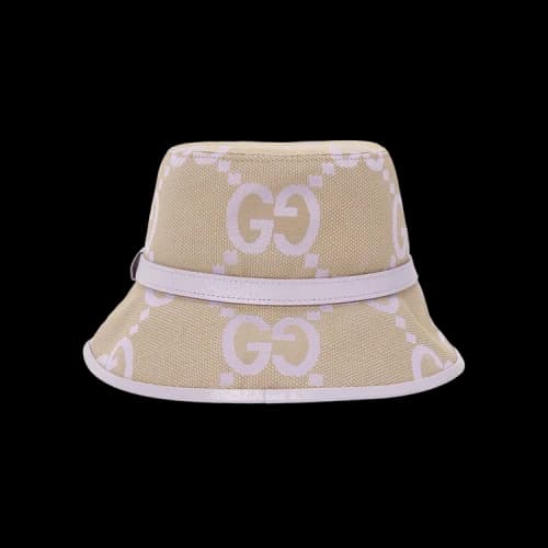 Gucci Jumbo GG Bucket Hat 'Beige Lilac' (Women's)