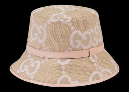 Gucci Jumbo GG Bucket Hat Beige/Light Pink