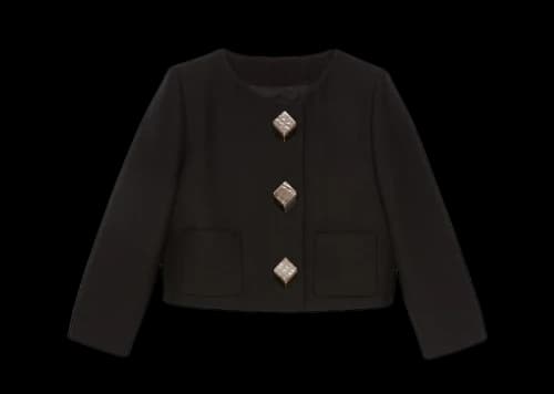 Gucci Women's Dry Wool Jacket Black