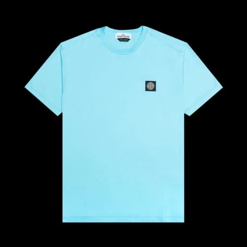 Stone Island Garment Dyed T-Shirt 'Aqua'