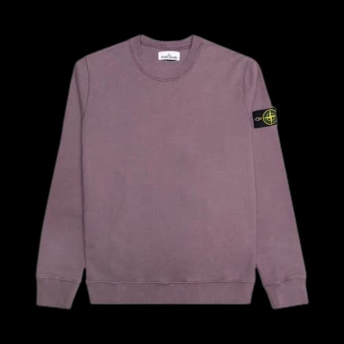Stone Island Patch Logo Crewneck 'Magenta'