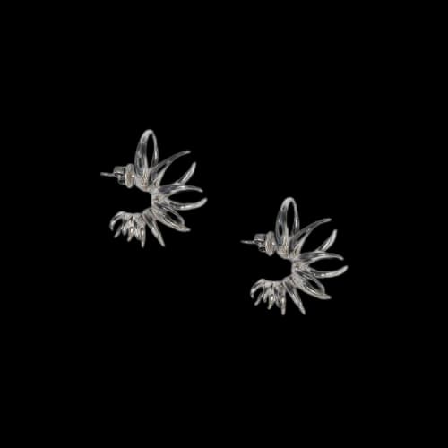 Bottega Veneta Earrings 'Silver'
