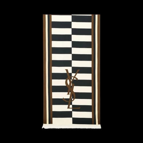 Saint Laurent Cassandre Scarf 'Black'