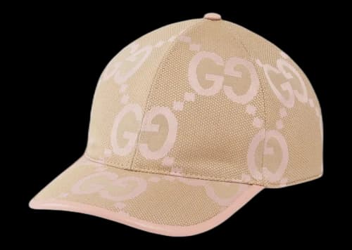 Gucci Jumbo GG Baseball Hat Beige/Light Pink