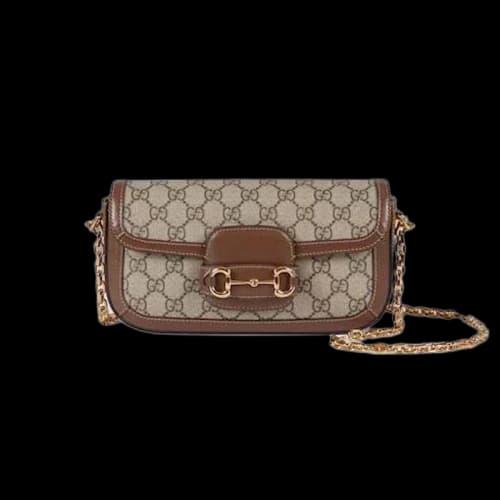 Gucci Horsebit 1955 Shoulder Bag Beige/Ebony