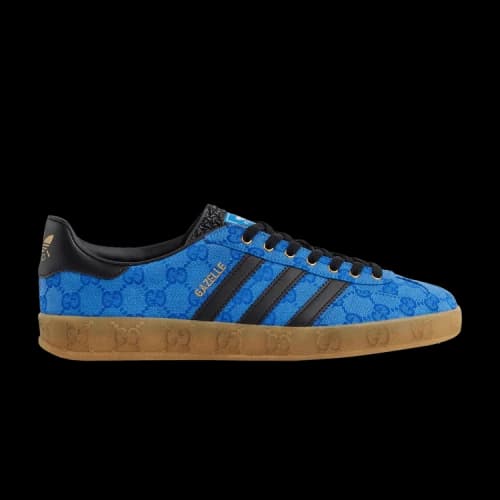 Adidas x Gucci Gazelle 'Blue GG Monogram'