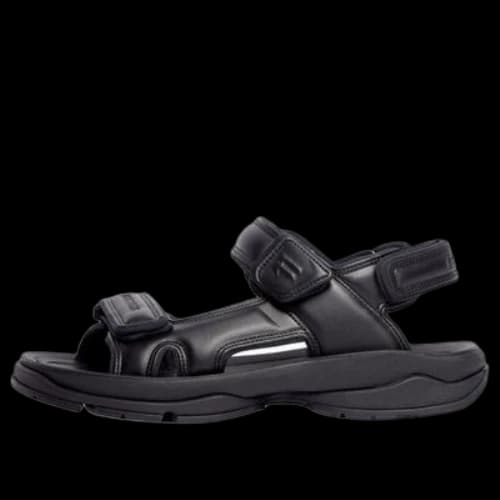 Balenciaga Tourist Sandals 'Black Technical Material'