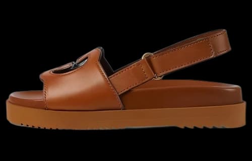 Gucci Interlocking G Sandals Cuir Leather