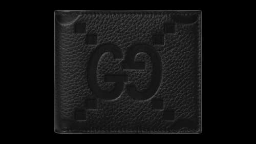 Gucci Jumbo GG Billfold Wallet Black