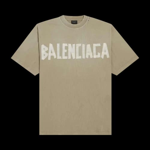 Balenciaga Tape Type T-Shirt 'Army Green'