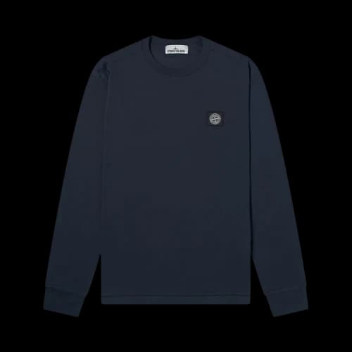 STONE ISLAND Sweatshirts Men's Marine Blue Crew Neck Moderate