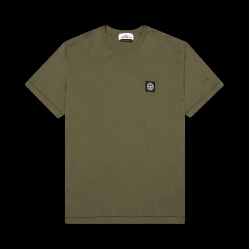 Stone Island Patch Logo T-Shirt 'Olive'