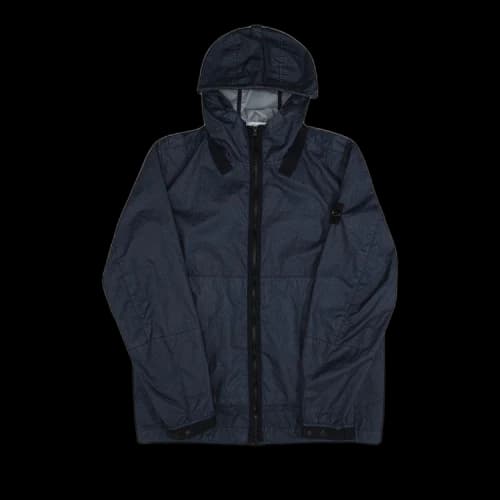 STONE ISLAND Membrana 3L TC Hooded Jacket 'Dark Blue'