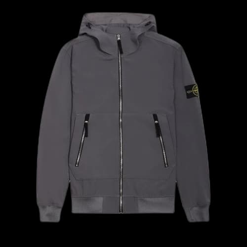 Stone Island Soft Shell Light Jacket 'Blue/Grey'
