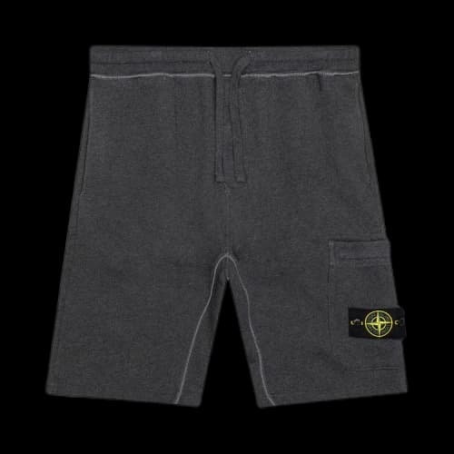Stone Island Bermuda Cargo Shorts 'Melange Dark Grey'