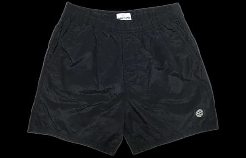 STONE ISLAND Patch Logo Swim Shorts 'Black'