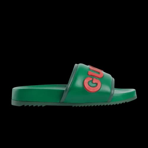 Gucci Jumbo Logo Slide 'Green Red'