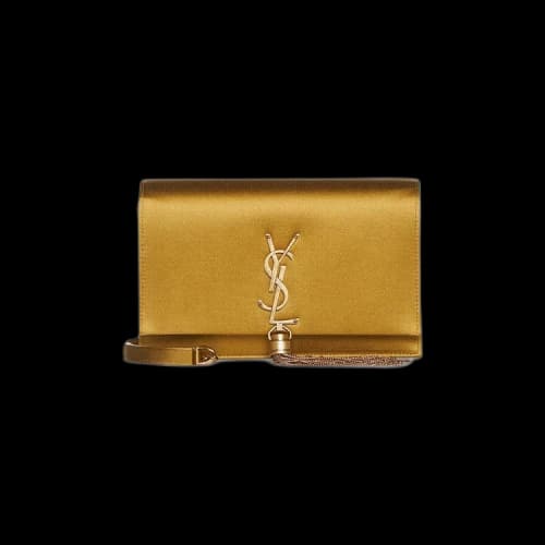Saint Laurent Kate Tassel Chain Wallet 'Jungle'