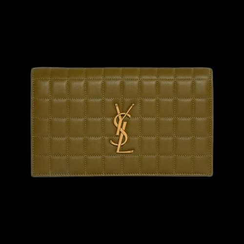 Saint Laurent Wallet 'Vert Olive'