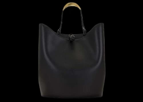 Bottega Veneta Leather Tote Bag Black