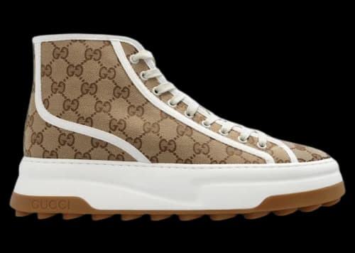 Gucci GG High Sneaker Interlocking G Beige