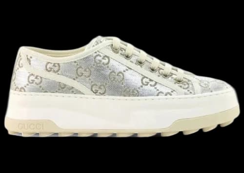 Gucci GG Sneaker Metallic Silver (Women's)
