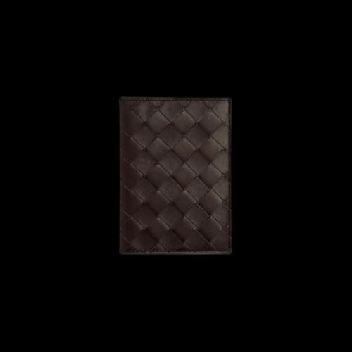 Bottega Veneta Painted Edge Passport Case 'Fontant/Ice'