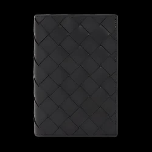Bottega Veneta Intrecciato Weave Passport Holder