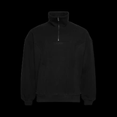 Saint Laurent Half Zip Sweatshirt 'Black'