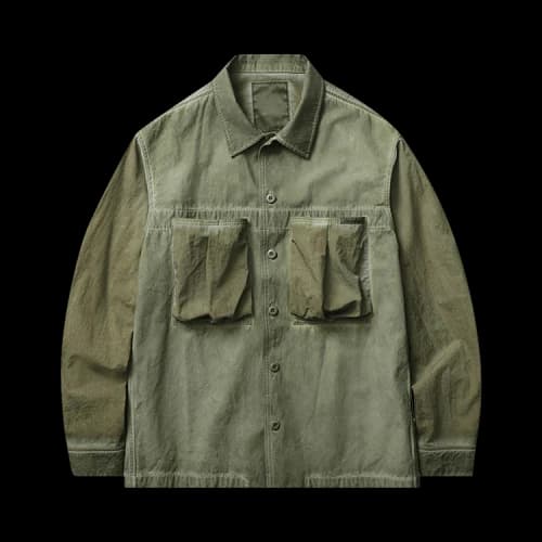 Liberaiders Psychedelic BDU Shirt 'Olive'