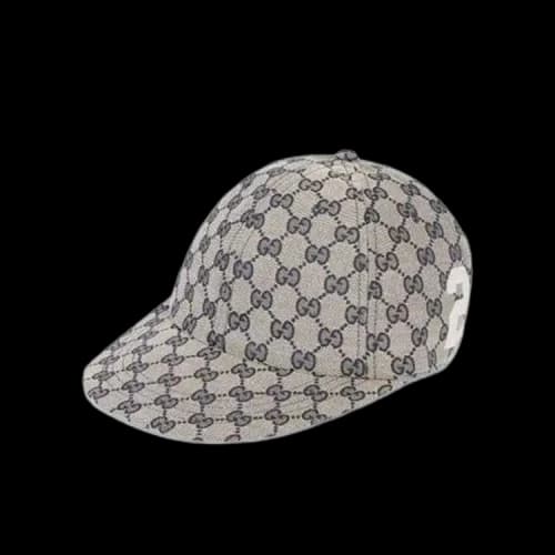 Gucci GG Cotton Canvas Baseball Cap 'Beige Blue' (Women's)