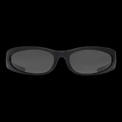 Balenciaga Reverse Xpander 2.0 Rectangle Sunglasses 'Black'