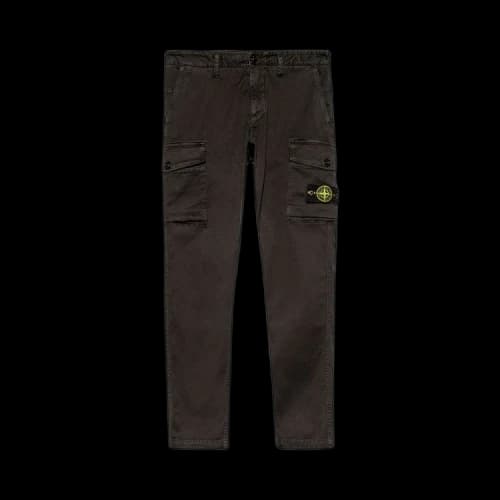 Stone Island Slim Badge Logo Cargo Pants 'Black'