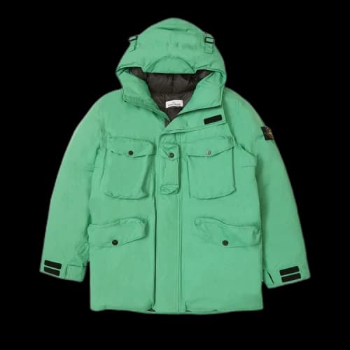 Stone Island Real Down Coat 'Green'