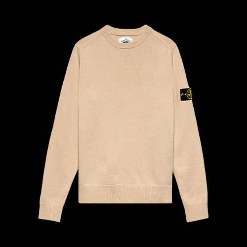 Stone Island Badge Logo Sweater 'Antique Rose'
