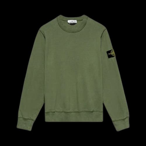 Stone Island Badge Logo Crewneck 'Sage'