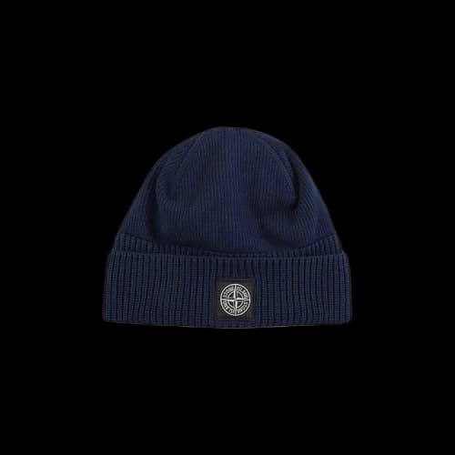 Stone Island Patch Logo Beanie 'Navy'