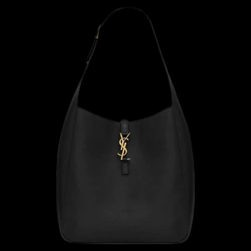 Saint Laurent Large Le 5 à 7 Leather Shoulder Bag 'Black'