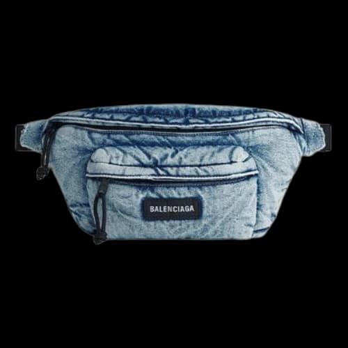 Balenciaga Explorer Beltpack Denim 'Faded Blue'