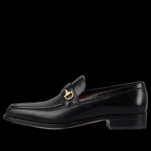 Gucci Horsebit Flat Loafers 'Black'