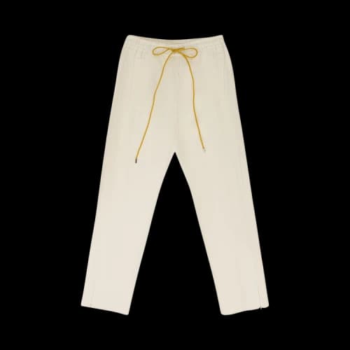 Rhude Wide Leg Track Pants 'Cream'