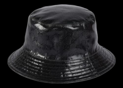 Gucci GG Crystal Bucket Hat Black