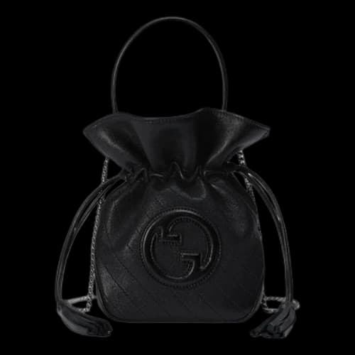 Gucci Blondie Mini Bucket Bag 'Black' (Women's)