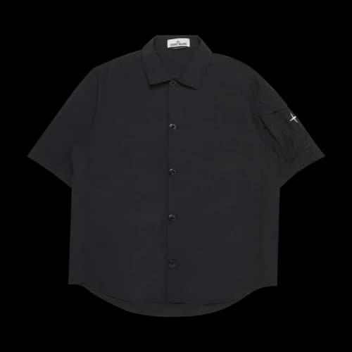 Stone Island Sleeve Logo Overshirt 'Black'