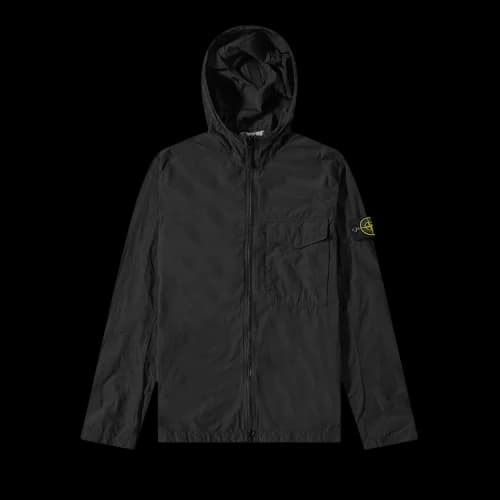 STONE ISLANDStone Island Naslan Light Hooded Overshirt 'Black'