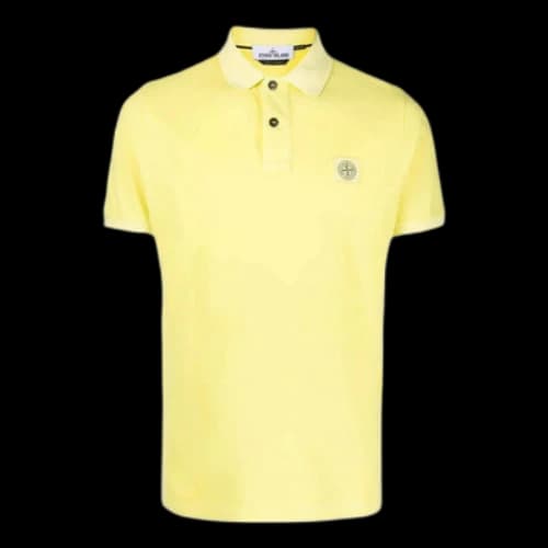 STONE ISLAND Polo Shirt 'Yellow'