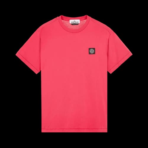 Stone Island Logo Patch T-Shirt 'Fuchsia'